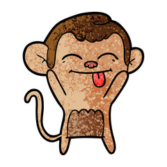 funny cartoon monkey