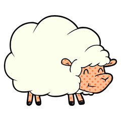 cartoon sheep