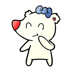 polar bear cartoon