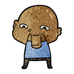 cartoon creepy guy