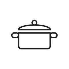 Pot icon Vector illustration, EPS10.