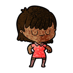 cartoon woman