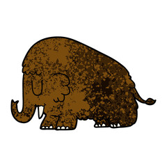 cartoon mammoth