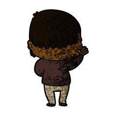 cartoon boy with untidy hair