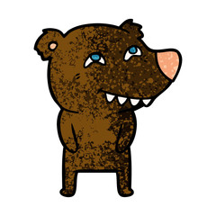 Fototapeta premium bear cartoon character