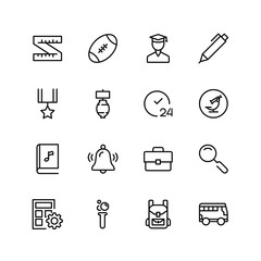 Flat icon set