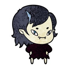 cartoon friendly vampire girl