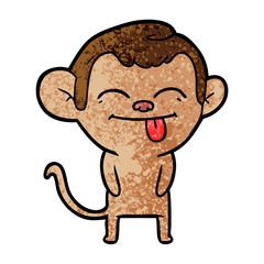 funny cartoon monkey