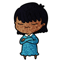 Fototapeta premium cartoon woman