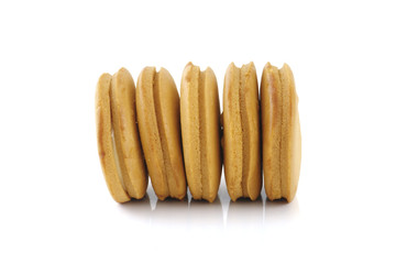 pancake isolated on white background with Clipping Path