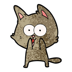 funny cartoon cat