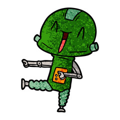 cartoon robot