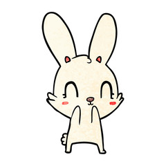 cute cartoon rabbit
