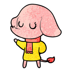 cute cartoon elephant