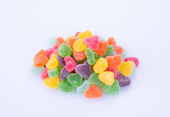 candies. jelly candies on a background. jelly candies on a background