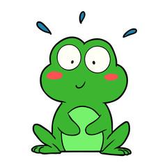 cute cartoon frog
