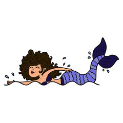 cartoon mermaid