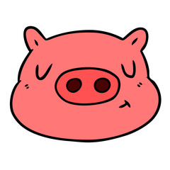 cartoon pig face