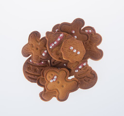 Cookie. X'mas Cookie on the background. Cookie. Gingerbread Cookie on the background