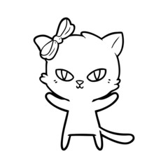 cute cartoon cat