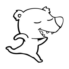 cartoon polar bear