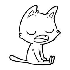 talking cat cartoon