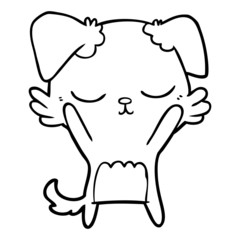 cute cartoon dog