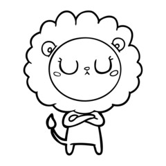 cartoon lion