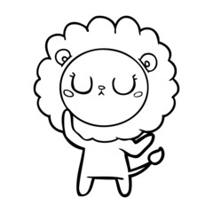 cartoon lion