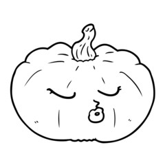 cartoon pumpkin