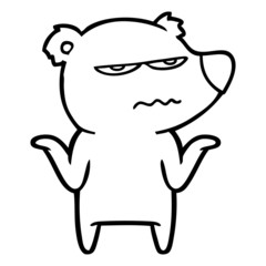 annoyed bear cartoon