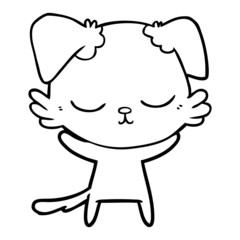 cute cartoon dog