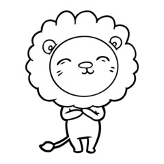 cartoon lion