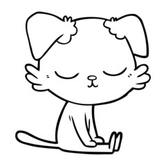 cute cartoon dog