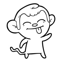 funny cartoon monkey