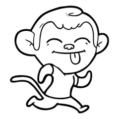 funny cartoon monkey