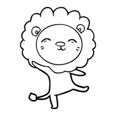 cartoon lion