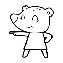 female bear cartoon