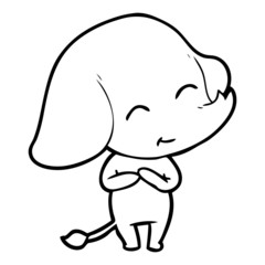 cute cartoon elephant
