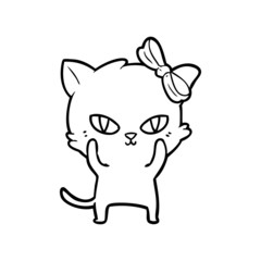 cute cartoon cat