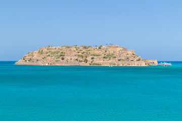 Fototapeta na wymiar Spinalonga island on Crete, Greece