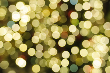 Blurred lights, garland