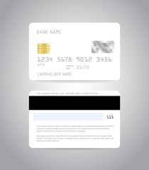 Credit card mock up