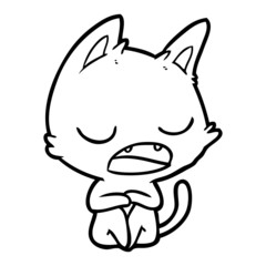talking cat cartoon
