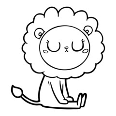 cartoon lion