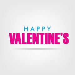 happy valentine's greeting vector design. 