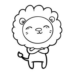 cartoon lion