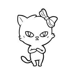 cute cartoon cat