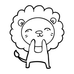 cartoon lion