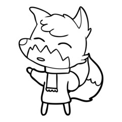 cartoon fox